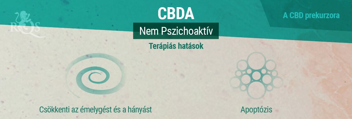 Terápiás hatások CBDA