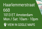 RQS Haarlemmerstraat 66B, 1013 ET Amsterdam Google Maps Link